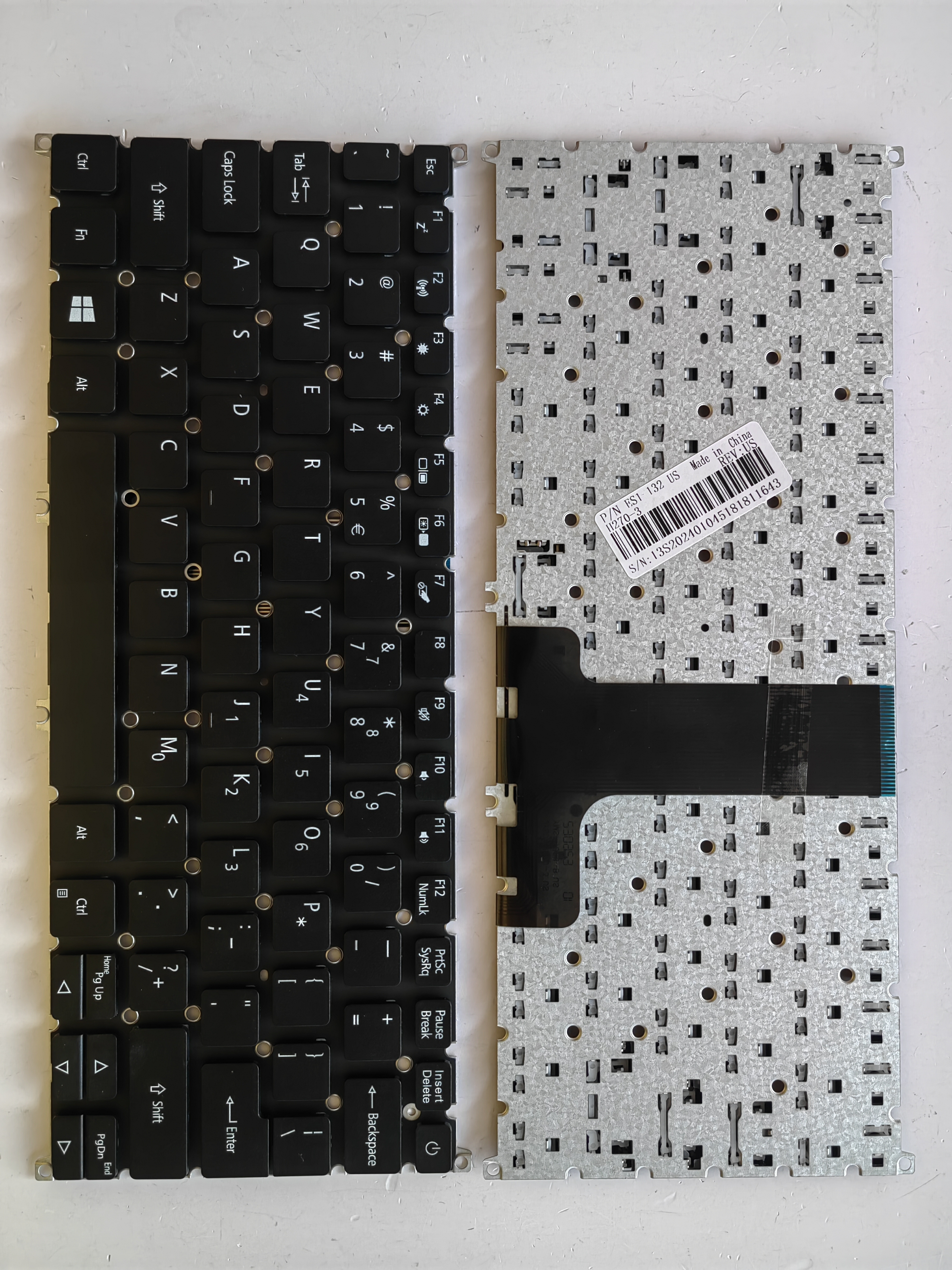 Picture of New Replacement Laptop Keyboard For ACER A311-31 BLACK (OEM) US Layout